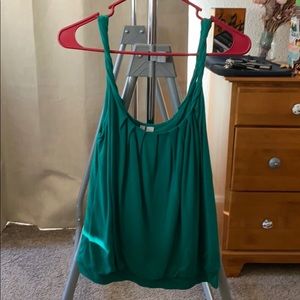Green tank top